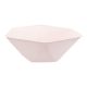 Colour Vert Decor Pink hexagonal deep plate 6 pieces 15.8 cm