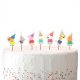 Peppa Pig Celebration mini cake candle set of 7