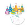 Peppa Pig Celebration party invitation set of 6