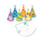 Peppa Pig Celebration party invitation set of 6