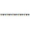 Football Kick It paper flag garland 400 cm