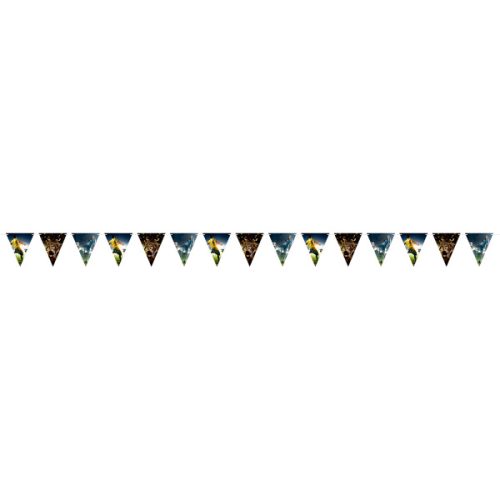 Football Kick It paper flag garland 400 cm