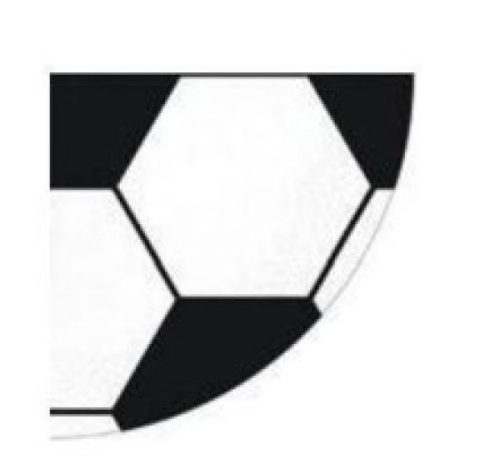 Football Ball napkin set of 12, 32x32 cm