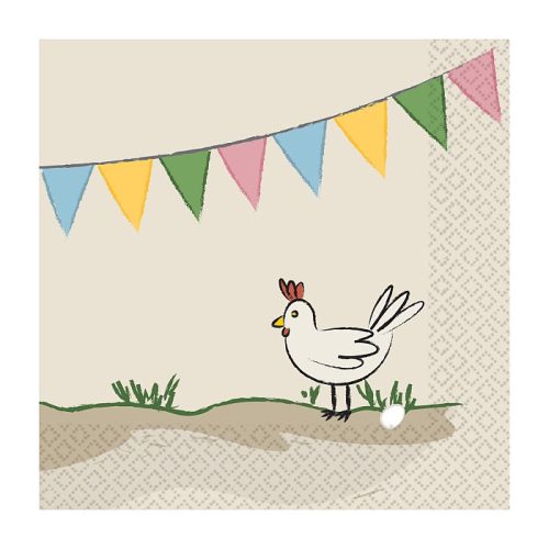 Farm  Party napkin 16 pcs 25x25 cm