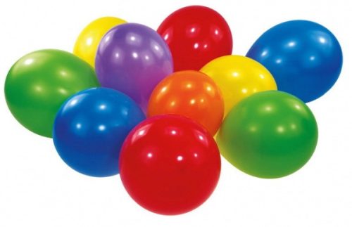 Colour Standard balloon, 100 pcs 7 inch (17.6 cm)