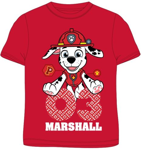 Paw Patrol Marshall kids short sleeve top, 104-134 cm