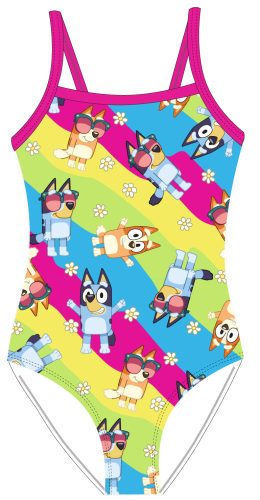 Bluey Rainbow  children's swimsuit, swimmer 98-128 cm