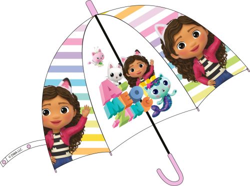 Gabby's Dollhouse A-meozing child semi-automatic transparent umbrella Ø74 cm