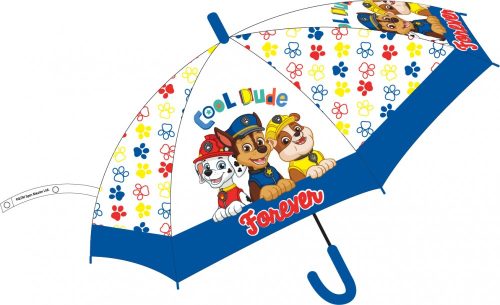 Paw Patrol children's semi-automatic transparent umbrella Ø74 cm