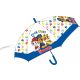 Paw Patrol children's semi-automatic transparent umbrella Ø74 cm