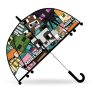 Minecraft children's transparent semi-automatic umbrella Ø70 cm