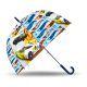 Hot Wheels Zooming Kids Transparent Semi-Automatic Umbrella ⌀70 cm