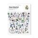 Real Madrid sticker set 5 sheets