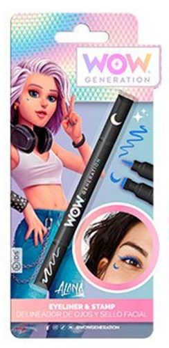 WOW Generation blue eyeliner and stamp set