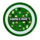 Minecraft Green plastic plate