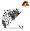 Jurassic World children's transparent semi-automatic umbrella Ø70 cm