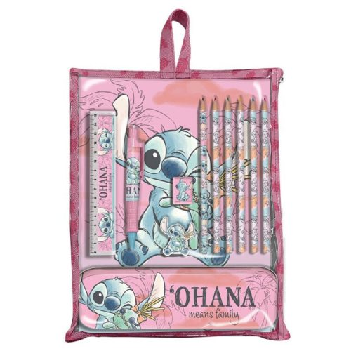 Disney Lilo and Stitch Cheeky stationery set with holder