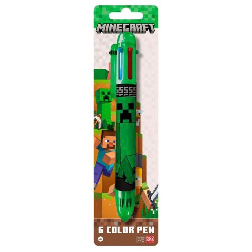 Minecraft Boom 6-color pen