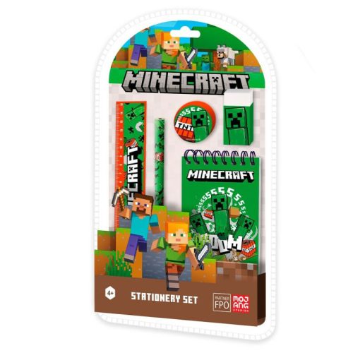 Minecraft Boom stationery set 5 pcs