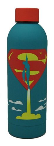 Superman Launch soft-touch bottle, sports bottle 700 ml