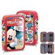 Disney Mickey  filled pencil case with 2 levels