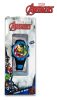 Avengers Blue digital luminous wristwatch in a box