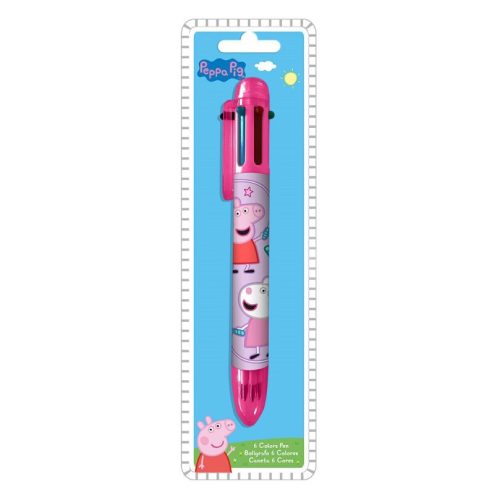 Peppa Pig Pink 6 color pen