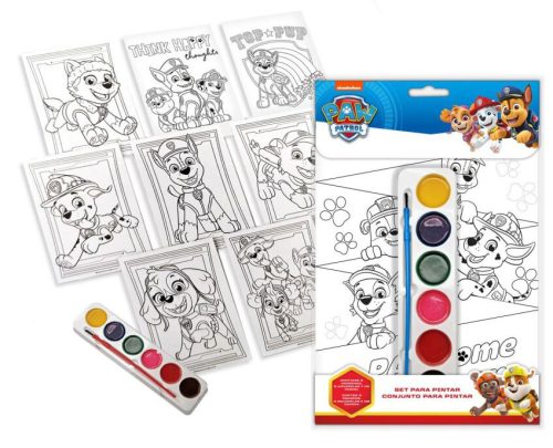 Paw Patrol coloring paint with set