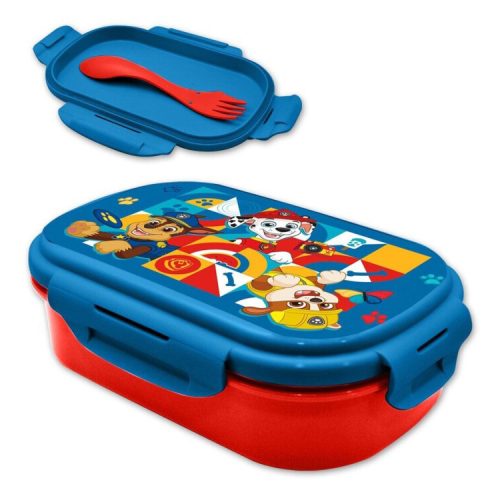 Paw Patrol sandwich box + cutlery set