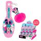 Disney Minnie  mini hairbrush with pompom decoration