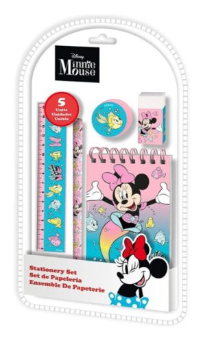 Disney Minnie  Mermaid Stationery Set 5 pcs