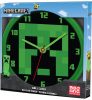 Minecraft Green wall clock 25 cm