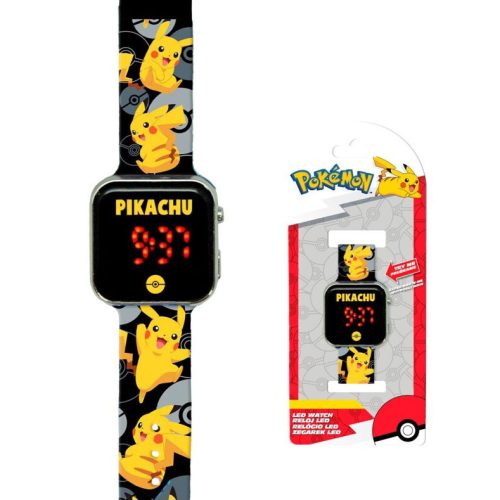 Pokémon Pikachu digitális LED karóra