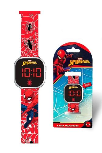 Spiderman Web digital LED wristwatch