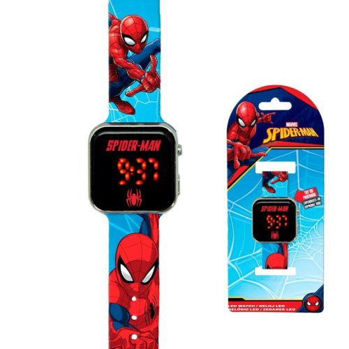 Spiderman Blue digital LED watch