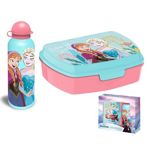 Disney Frozen Enchanted sandwich box + aluminum bottle set