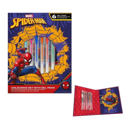 Spiderman Web-Slinger notebook + gel pen set