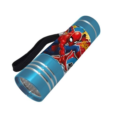 Spiderman Light Blue LED Flashlight