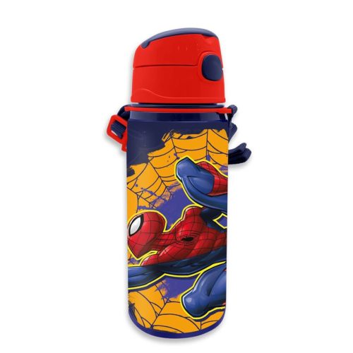 Spiderman Web-Slinger aluminum bottle with clip 600 ml