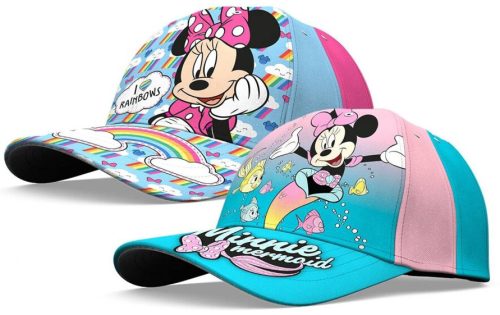 Disney Minnie  Rainbow Mermaid children's baseball cap 52-54 cm