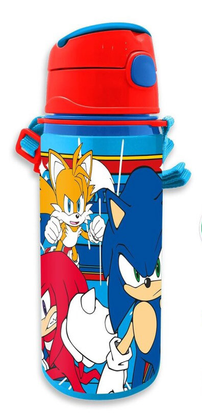 Sonic the Hedgehog Prime alumínium Bottle with Strap (600ml) - Javoli