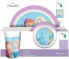 Disney Frozen Enchanted dinner set, micro plastic set in a box