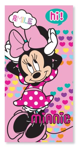 Disney Minnie  Hearts Bath Towel, Beach Towel 70x137 cm (Fast Dry)