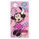 Disney Minnie  Hearts Bath Towel, Beach Towel 70x137 cm (Fast Dry)