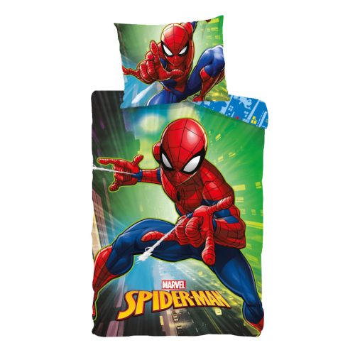 Spiderman City Lights children's bedding cover 100×135 cm, 40×60 cm