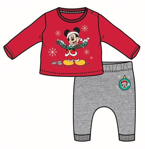 Disney Mickey Merry Christmas Baby T-Shirt + Pants Set 3-24 months