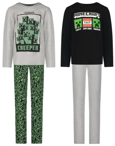 Minecraft Survive children's long pajamas 6-12 years