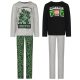 Minecraft children's long pajamas 6-12 years