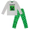 Minecraft children's long pajamas 8-12 years