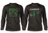 Minecraft children's long-sleeve t-shirt, top 8-12 years